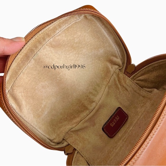 Gucci by Tom Ford mid 90s Horsebit Vanity makeup leather case tan with horsebit - Picture 5 of 16